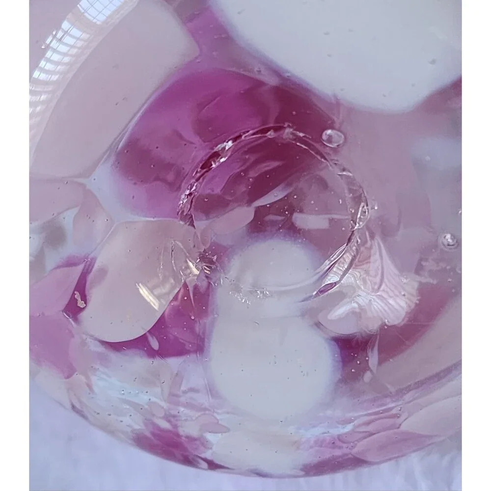 Blown Glass Vase, Home Decor, Collectible, Display Art, Colorful Display, Accent